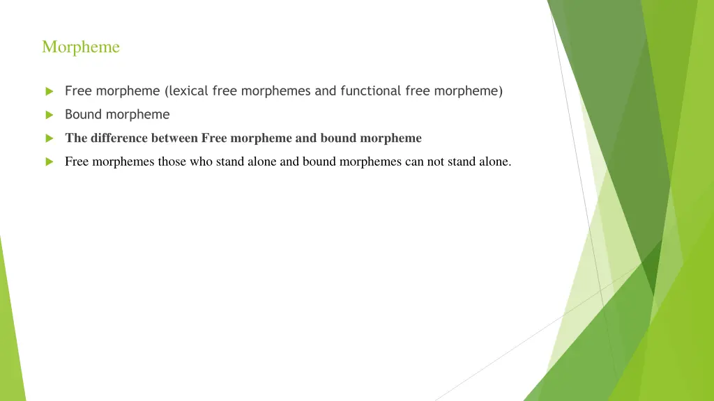 morpheme 1