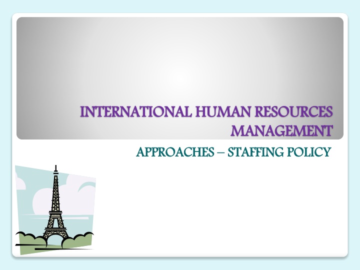 international human resources