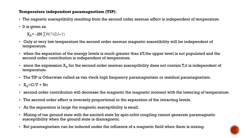 temperature independent paramagnetism tip 1