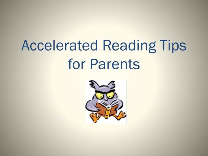 accelerated reading tips for parents