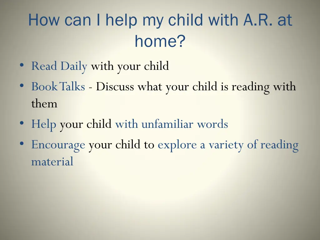 how can i help my child with a r at home read