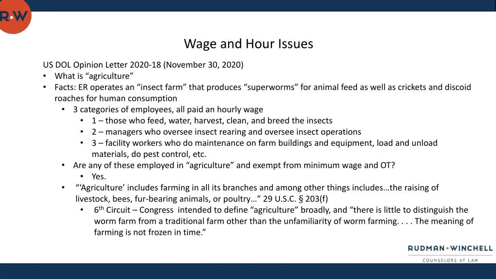 wage and hour issues 2