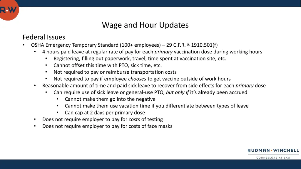 wage and hour updates 3