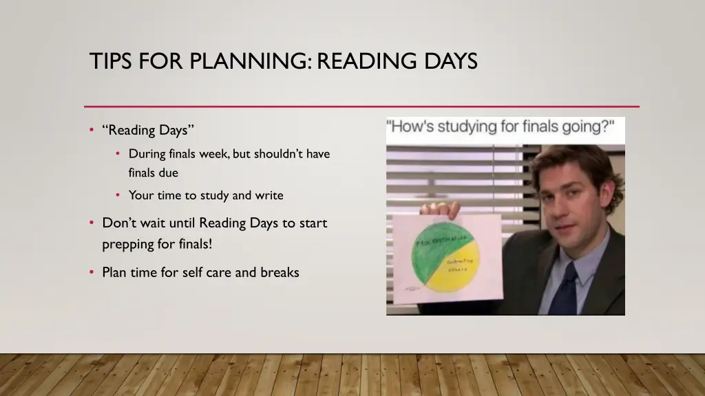 tips for planning reading days