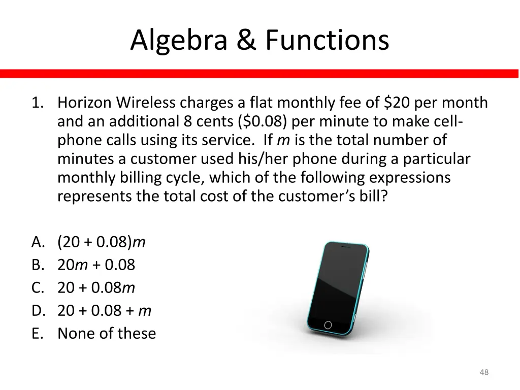 algebra functions 15