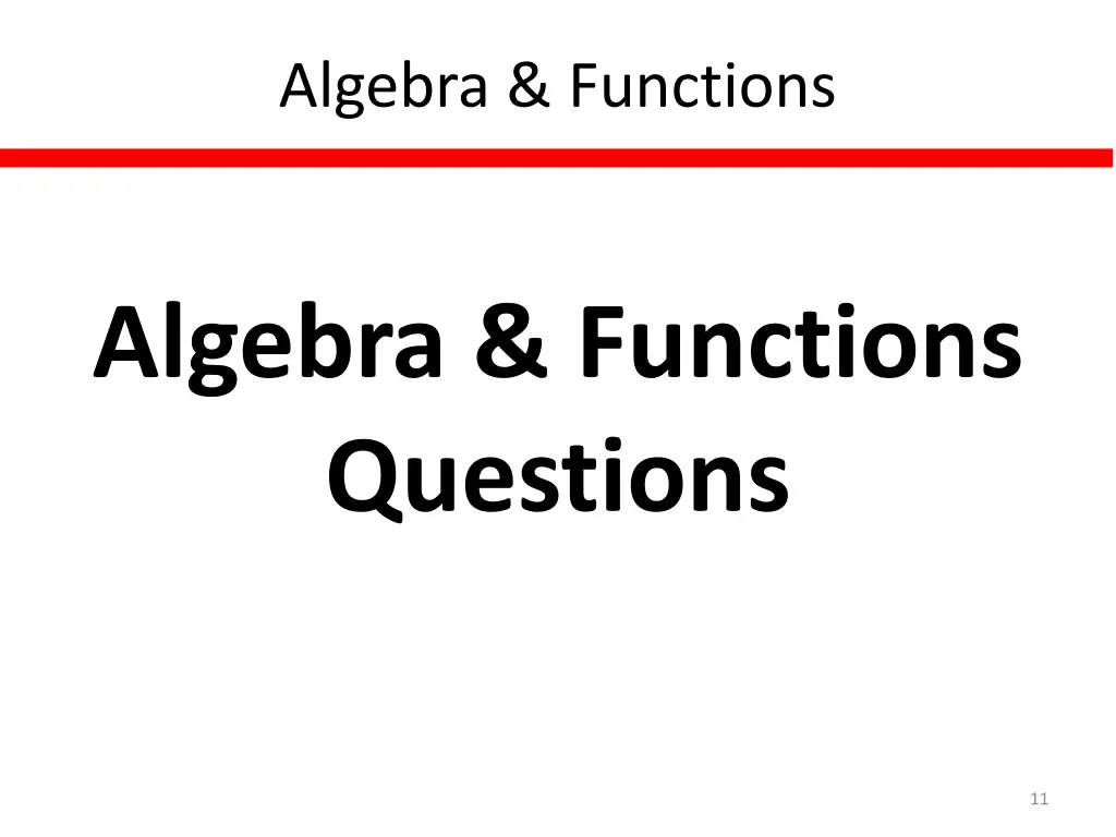 algebra functions 2