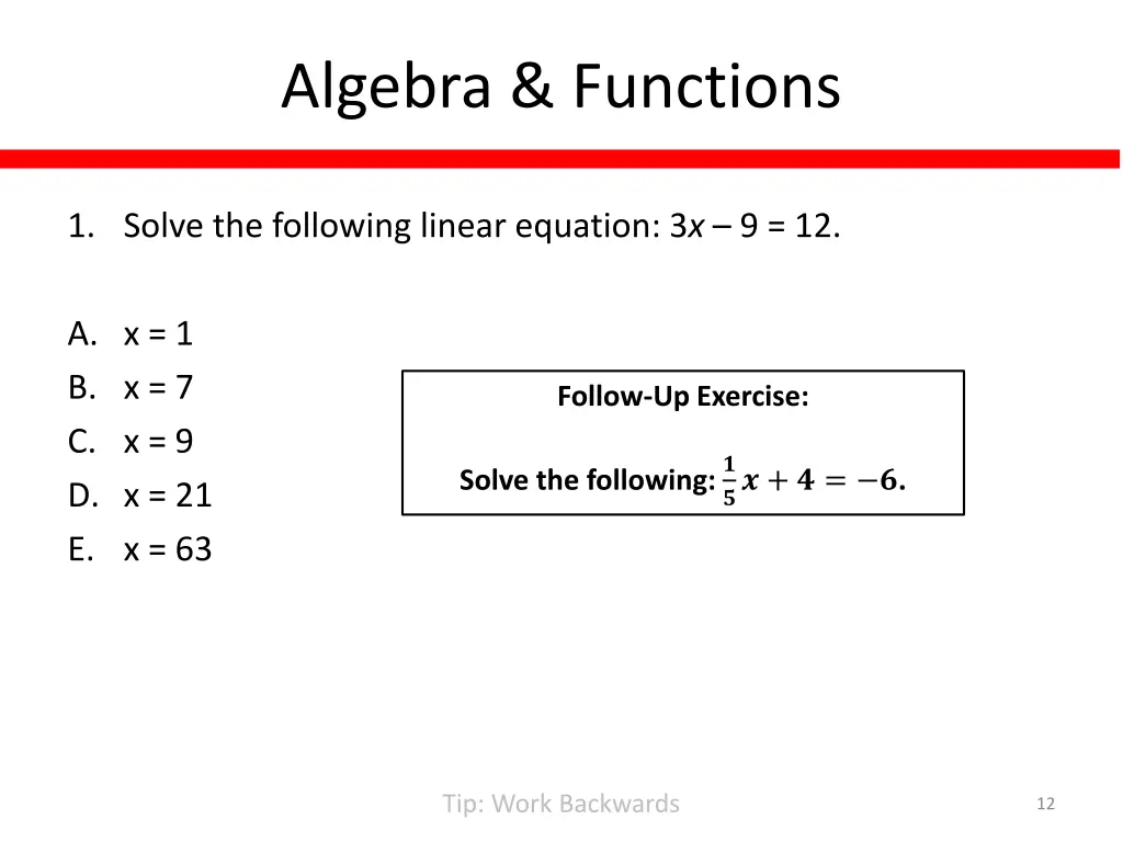 algebra functions 3