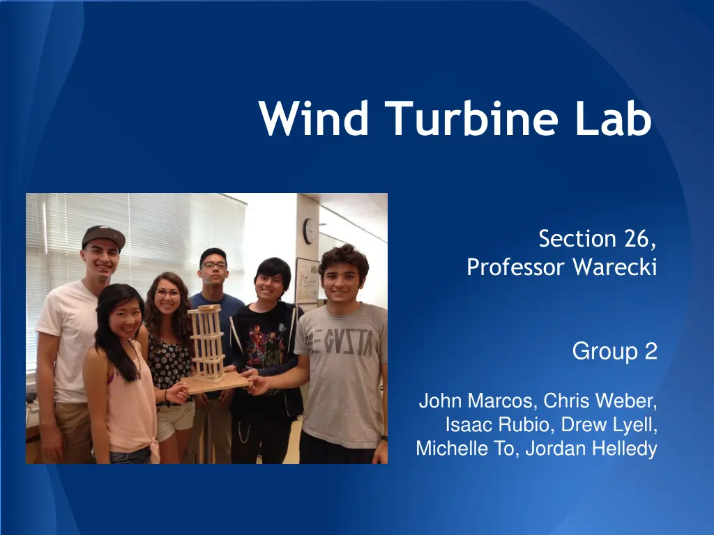 wind turbine lab