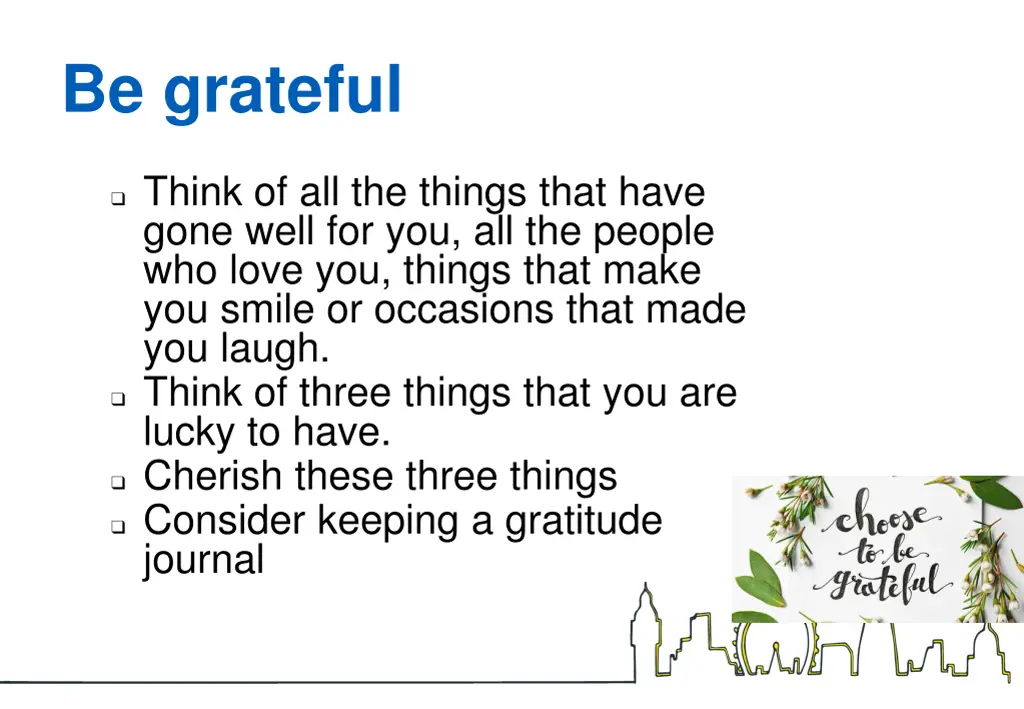 be grateful