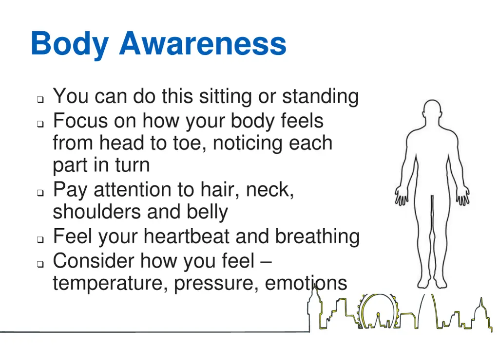 body awareness