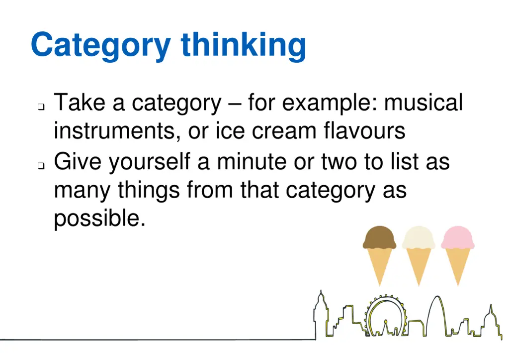 category thinking