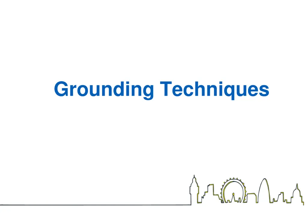 grounding techniques