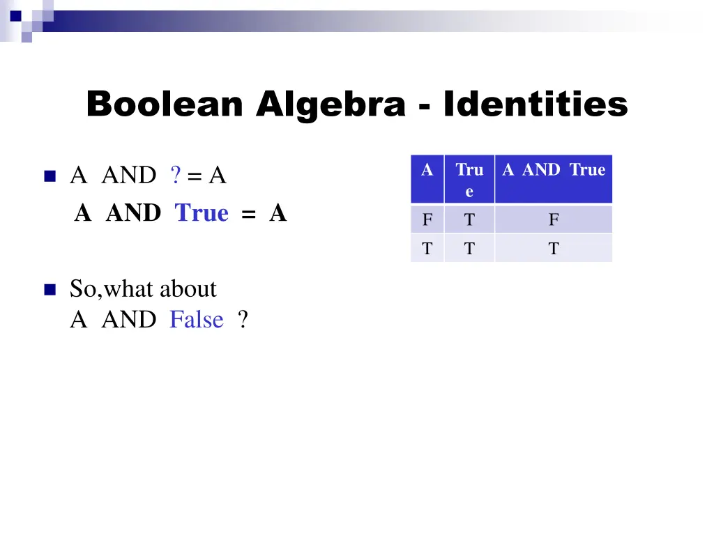 boolean algebra identities 1