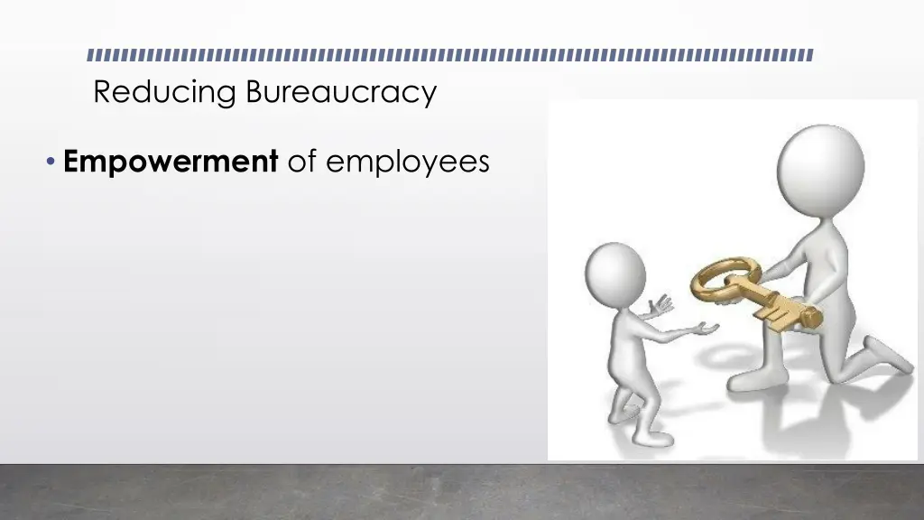 reducing bureaucracy