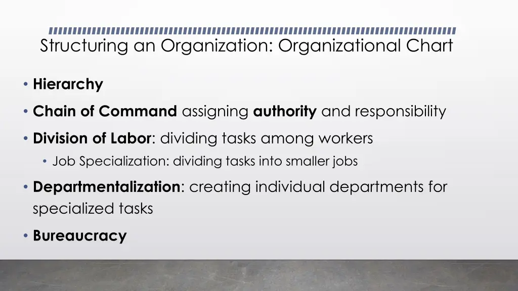 structuring an organization organizational chart