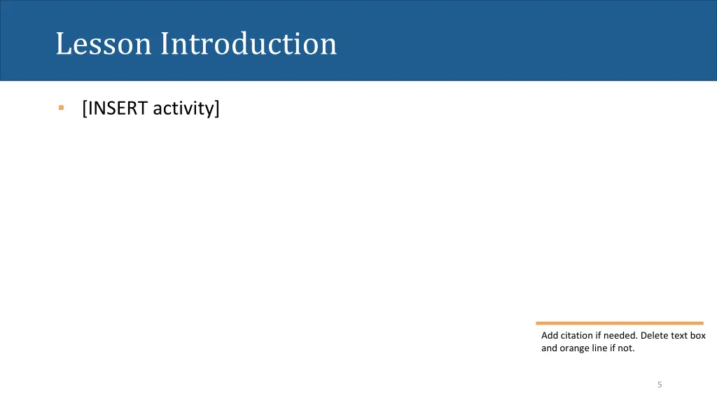 lesson introduction