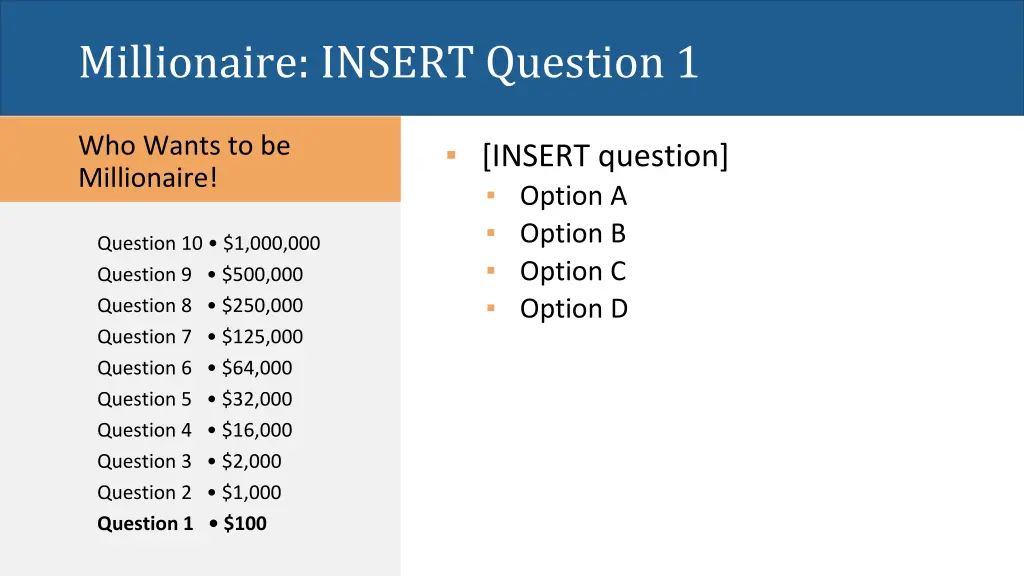 millionaire insert question 1