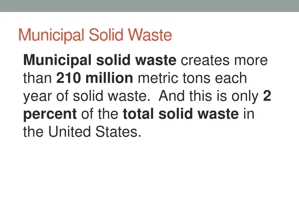 municipal solid waste 1