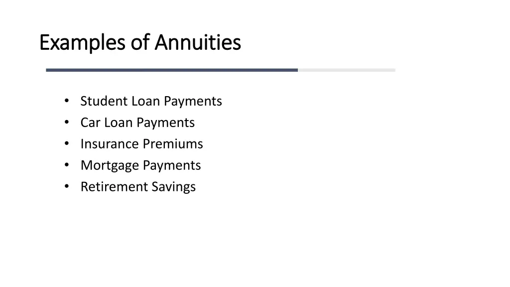 examples of annuities examples of annuities