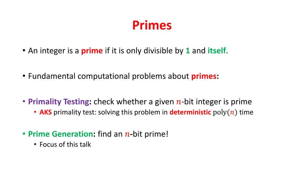 primes