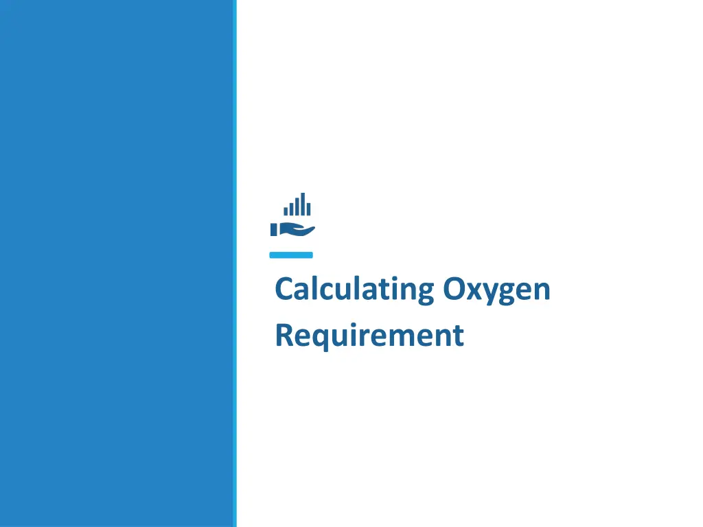 calculating oxygen requirement