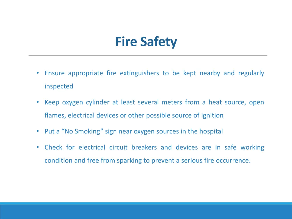 fire safety