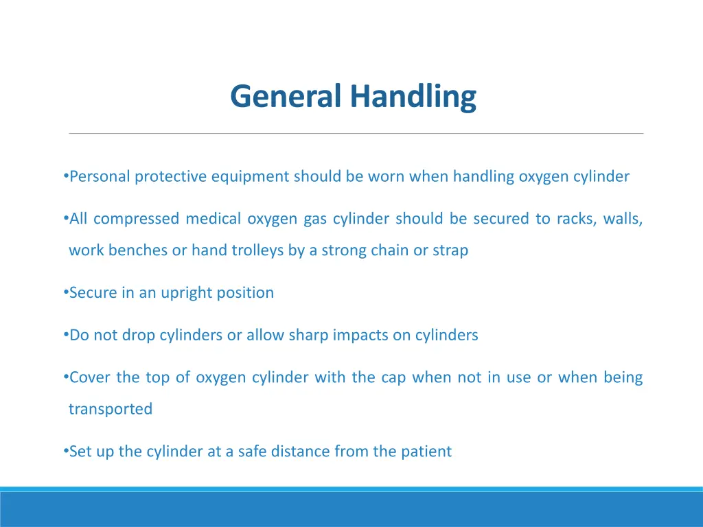 general handling