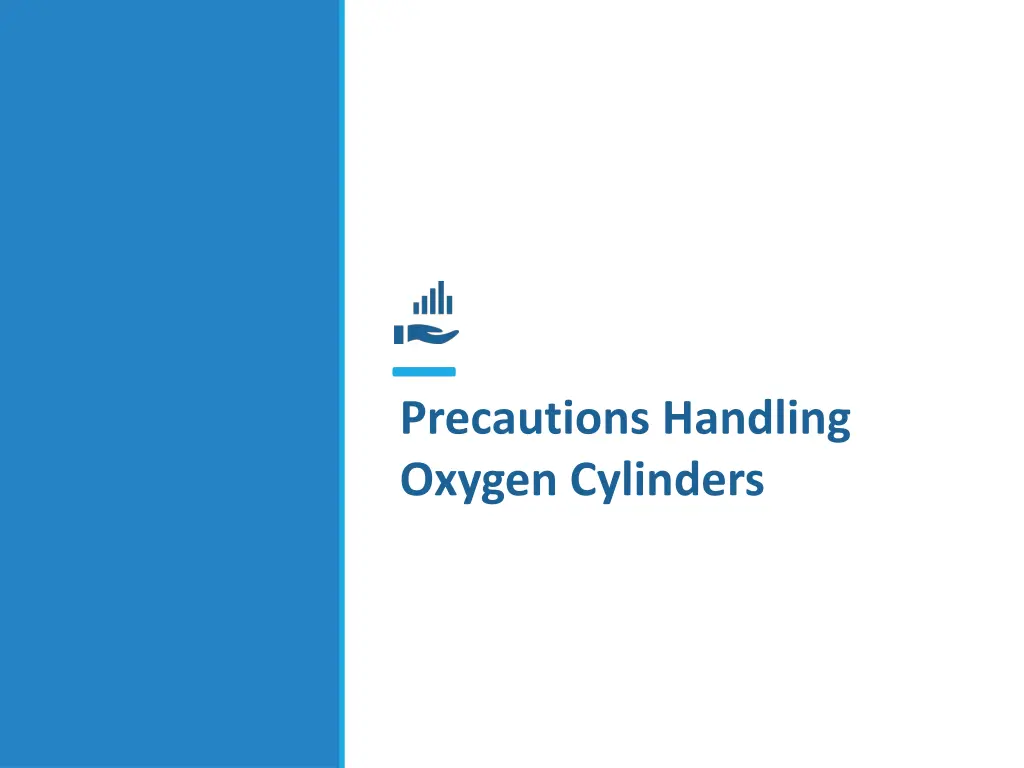 precautions handling oxygen cylinders