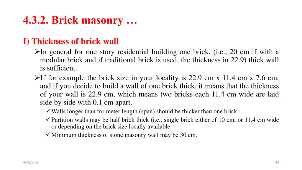 4 3 2 brick masonry 2