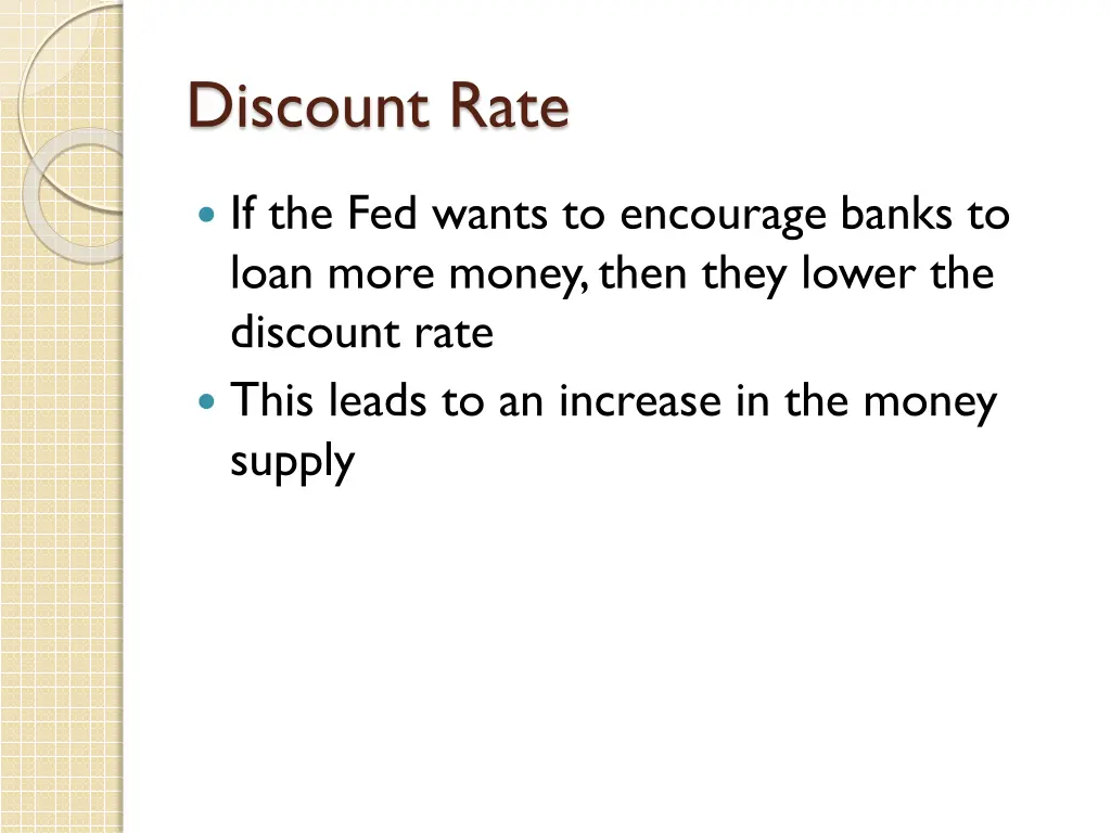 discount rate