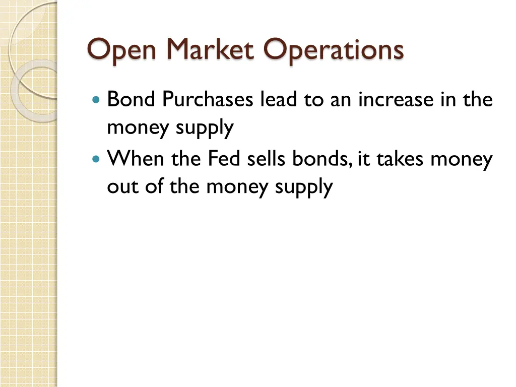 open market operations 1