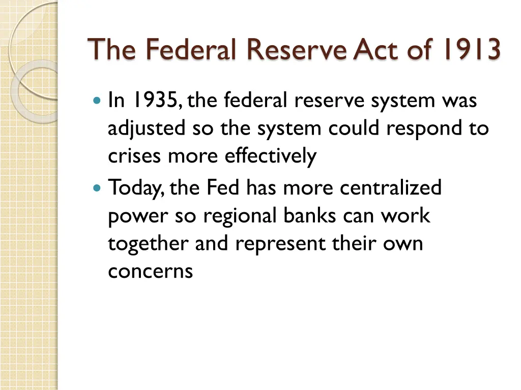 the federal reserve act of 1913 1