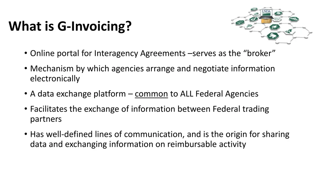 what is g invoicing