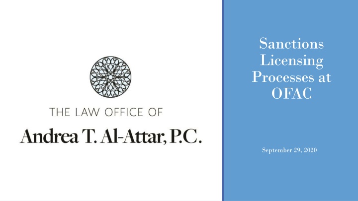 sanctions licensing processes at ofac