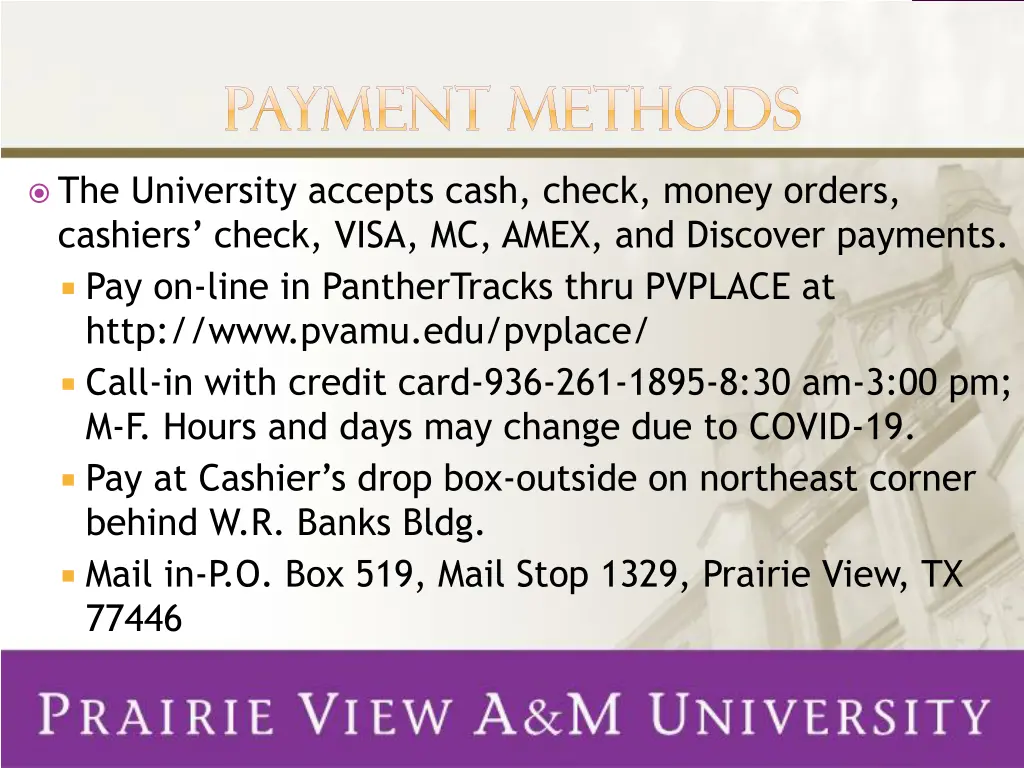 payment methods payment methods