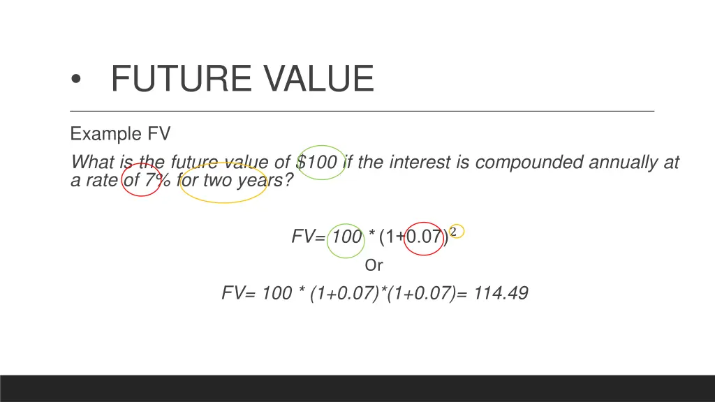 future value 1