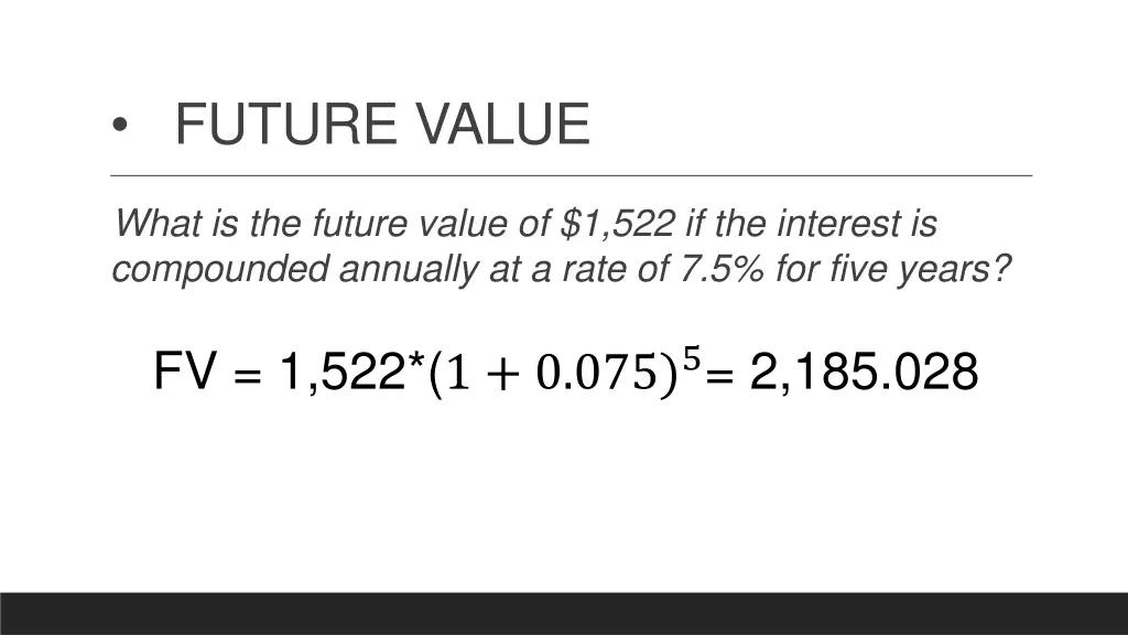 future value 2