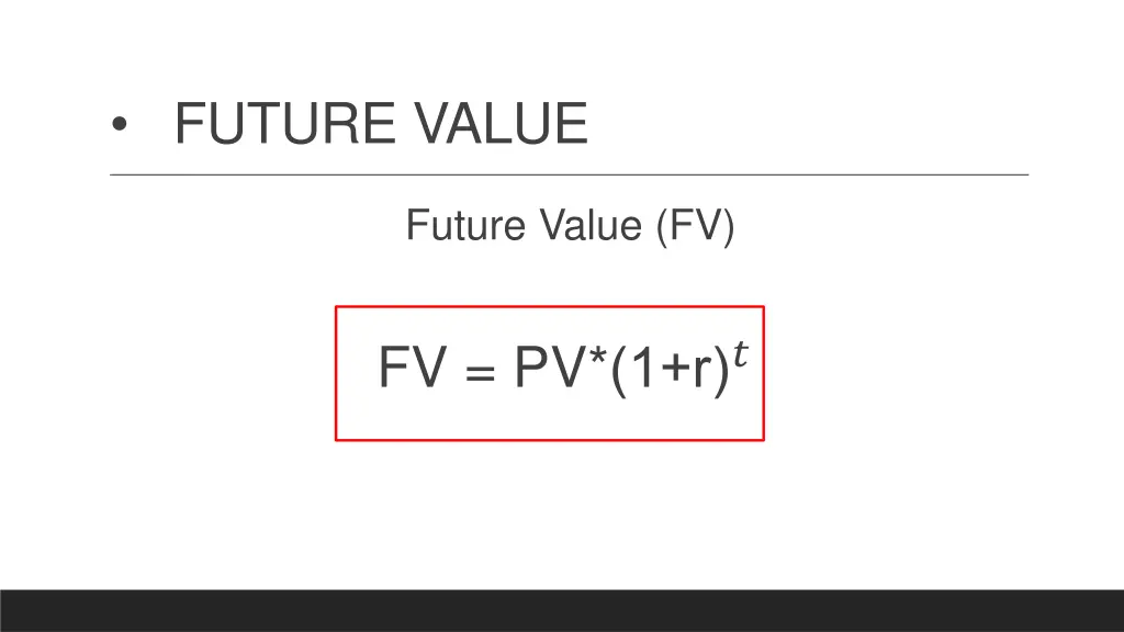 future value