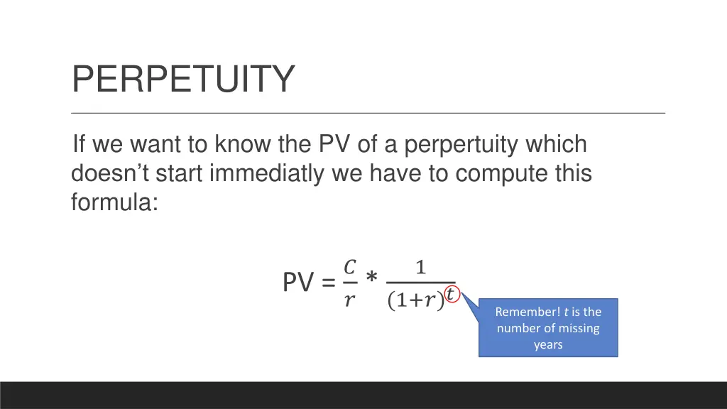 perpetuity 3