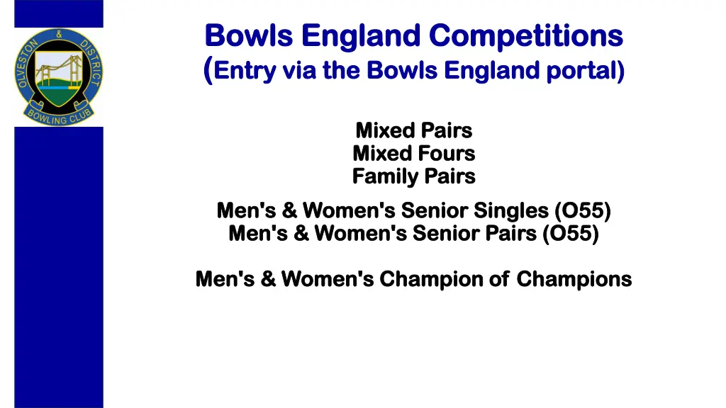 bowls england competitions bowls england