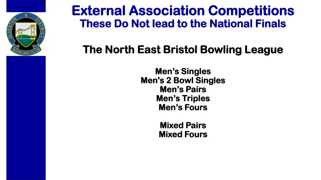 external association competitions external