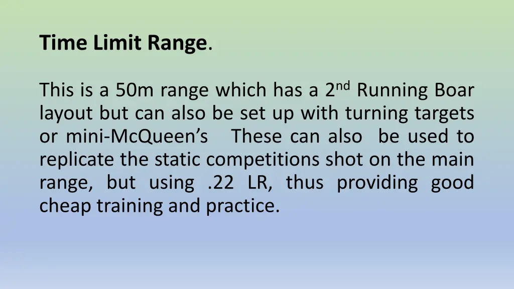 time limit range