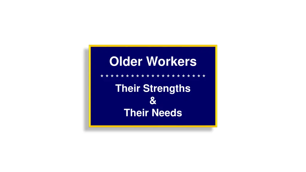 older workers