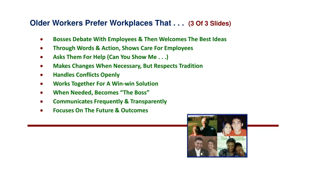 older workers prefer workplaces that 3 of 3 slides