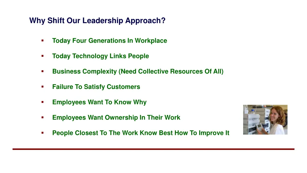 why shift our leadership approach