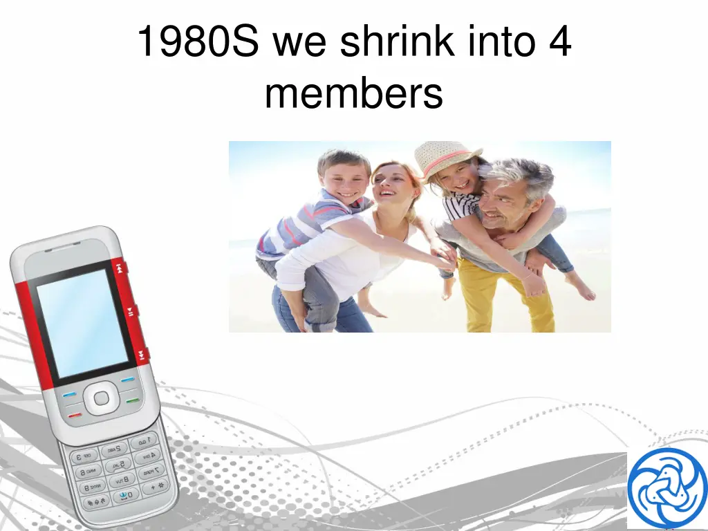 1980s we shrink into 4 members