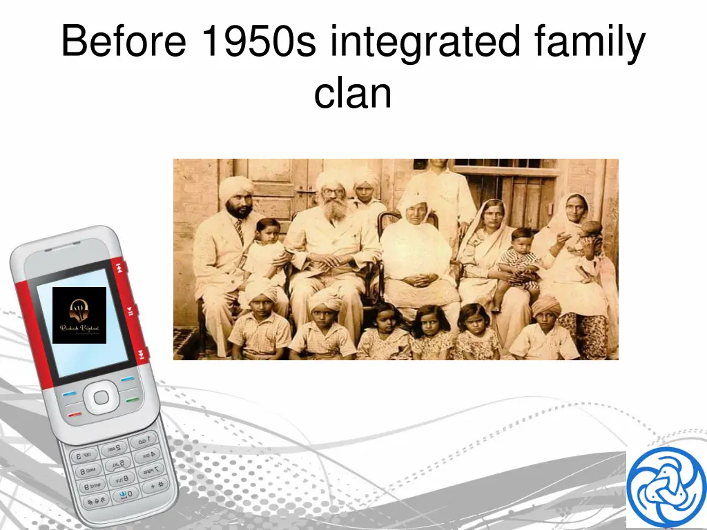 before 1950s integrated family clan