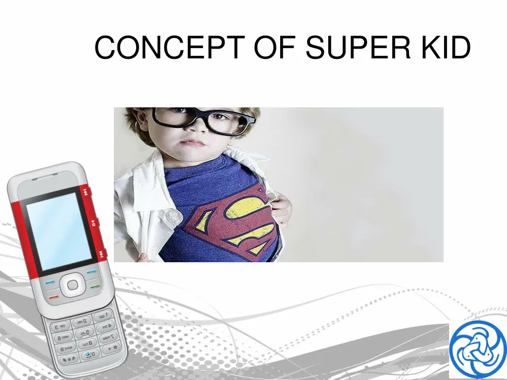 concept of super kid