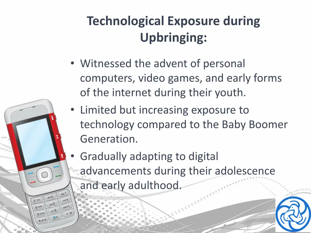 technological exposure during upbringing