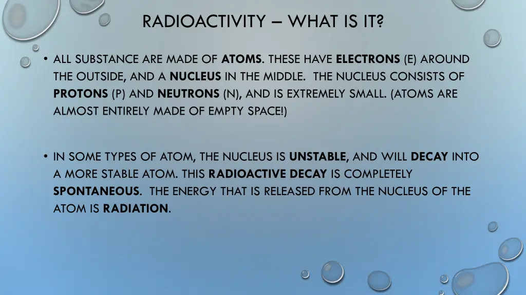 radioactivity what is it